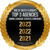 Top 3 translation agency award, 2023